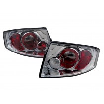 CrazyTheGod TT 8N First generation 1998-2006 Coupe/Convertible 2D Clear Tail Rear Light Chrome for AUDI LHD